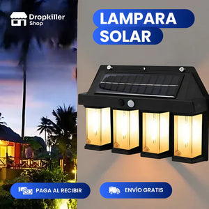 Lampara solar de pared